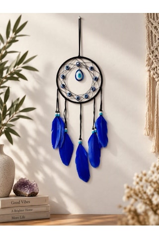 Motifli Düş Kapanı Rüya Kapanı Dream Catcher Mavi Tüylü Bohem Duvar Süsü Bohem El Yapımı Nazar Boncuklu Düş Kapanı Motifli Düş Kapanı Rüya Kapanı Dream Catcher Mavi Tüylü Bohem Duvar Süsü Bohem El Yapımı Nazar Boncuklu Düş Kapanı