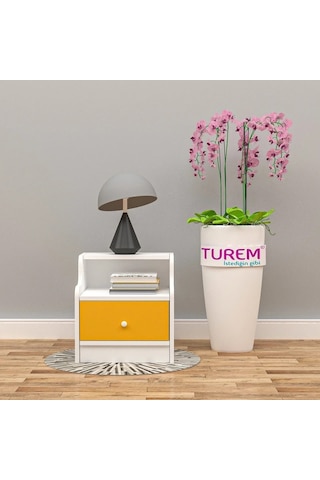 Tual Çocuk Odası Komodin Mdf Beyaz
