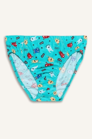 DeFacto Erkek Çocuk Canavar Baskılı 3'lü Slip Külot E6879A825SPWT34