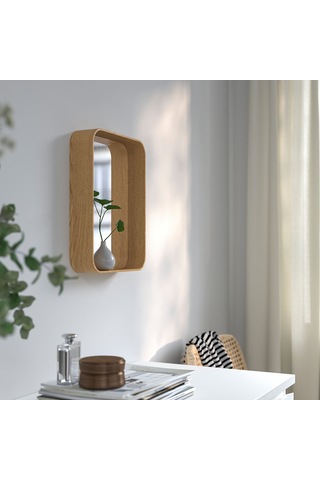 Ikea Dvärgsyren Duvar Aynası 28x37 Cm Naturel
