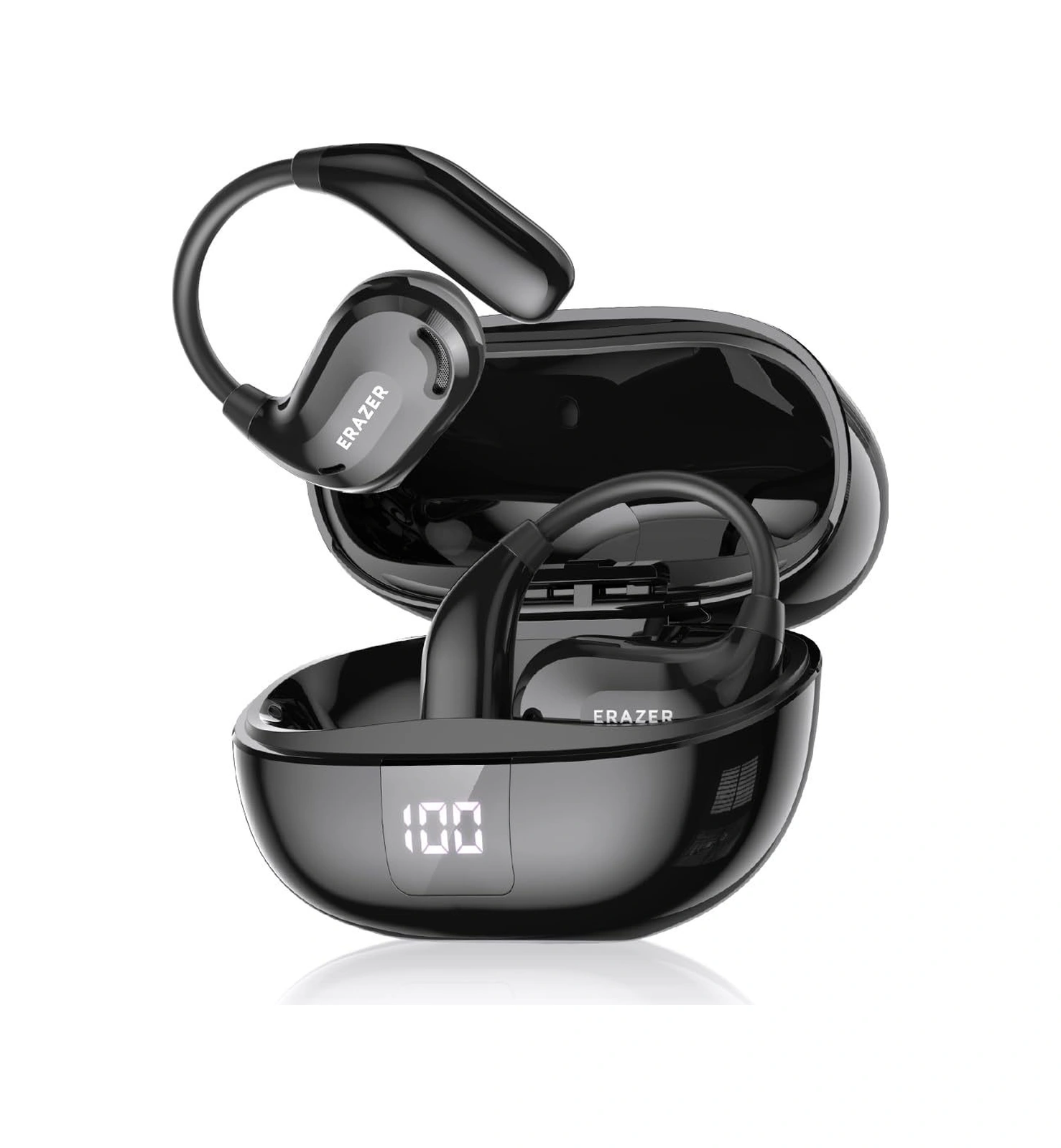 Dofolink Xt66pro Açık Kulaklı Bluetooth Kulaklık - Aı Canlı Çeviri 135 Dil, Uzun Pil Ömrü, 5.4 Versiyon, Ticaret Ve Seyahat İçin, Demir Gri