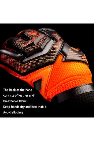 Sones Ailsports St5511 1 Çift Kaleci Kalın Lateks Parmak Koruma Eldiveni, Beden: 8