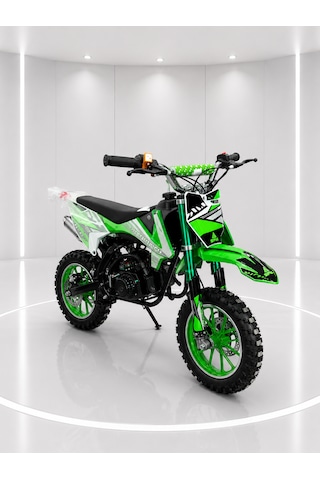 Sfm Mini Cros 49cc Çocuk Cross Motosikleti Yeşil
