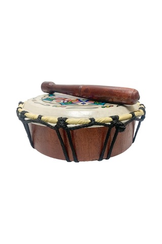 Şaman Davulu 30cm Motifli Şamanik Mandala Davulu