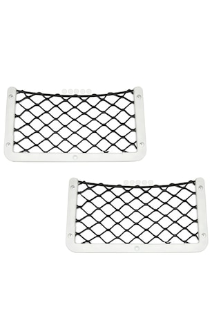 2 Adet Plastik Fileli Ceplik. Tekne Ve Karavan File Ceplik. 14x30