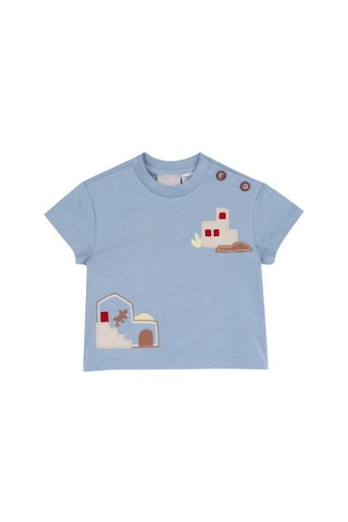 Chicco Erkek Bebek Kısa Kollu Tişört 09101147000000 000025 Mavi