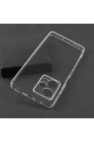 Prolysus Xiaomi Poco X5 Pro Kılıf Kamera Korumalı Şeffaf Yumuşak Silikon Kılıf
