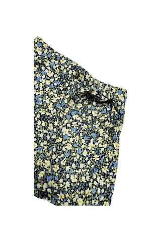 Çiçekli Kız Çocuk Şort Etek St08981 Yeşil