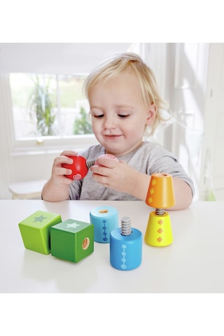 Hape Çevir Ve Döndür Bloklar Ahşap 2 Yaş+