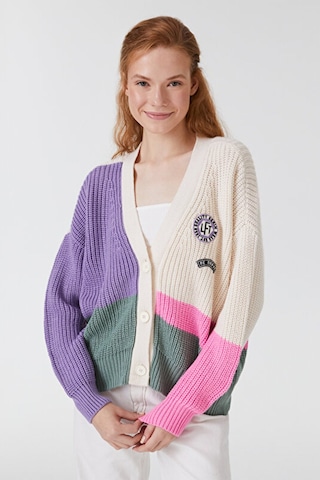 Loft Kadın Loose Fit  Hırka Çok Renkli