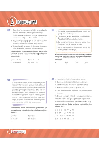 Sınav Yayınları 6. Sınıf Paragraf Soru Bankası