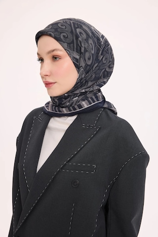 Silk Home Dört Mevsim Antik Motif Viskon Velora Eşarp 6421 Lacivert