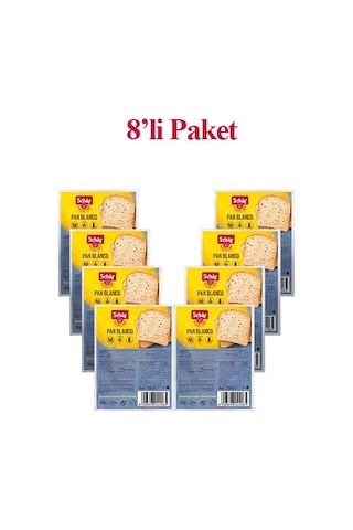 Schar Pan Blanco Glutensiz Ekmek 8 x 250 G