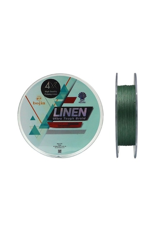 Dft Discovery Bojin 4x 0.16mm Yeşil Linen İp Misina 300mtr