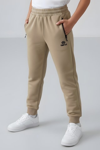 Tommylife Standart Fit Basic 2li Paket Siyah-koyu Bej Erkek Çocuk Eşofman Alt - 64042 Siyah - Taş