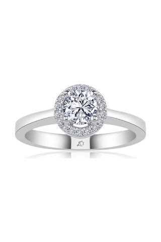 Mia Vento Effective Diamond Büyülü Işıltı Tektaş Gümüş Yüzük