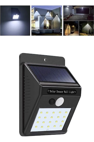 Solar Dekoratif Lambası Sensörlü Led Işık Bahçe Aydınlatma - Lisinya Diğer