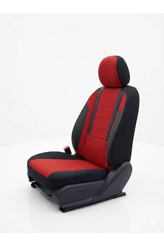 Veloce Kırmızı Serisi Peugeot 106 Koltuk Kılıfı Tam Set