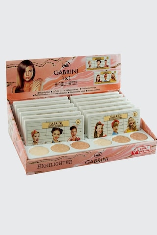 Cosmotex Gabrini 3lü Highlighter Palet Set-2 Diğer