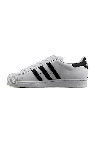 Adidas Superstar J Beyaz-siyah Unisex Günlük Ayakkabı FU7719 Beyaz