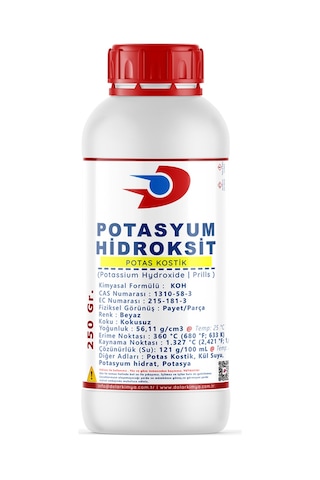 Potasyum Hidroksit (Potas Kostik) | 250 Gram
