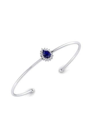 0,96 Karat Pırlantalı Safir Bileklik