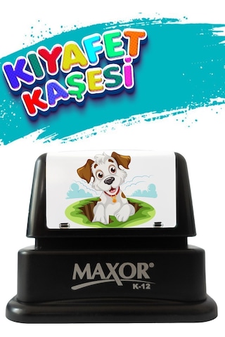 Maxor Kaşe Kıyafet Kaşesi Yavru Köpek Temalı Öğrenci Kaşesi / Kıyafet Etiketi / Kumaş Kıyafet Kaşesi