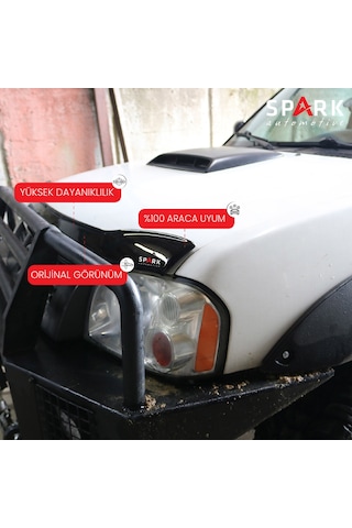 Nissan Skystar 2001-2012 Yılları Arası Ön Kaput Rüzgarlığı 3mm Siyah