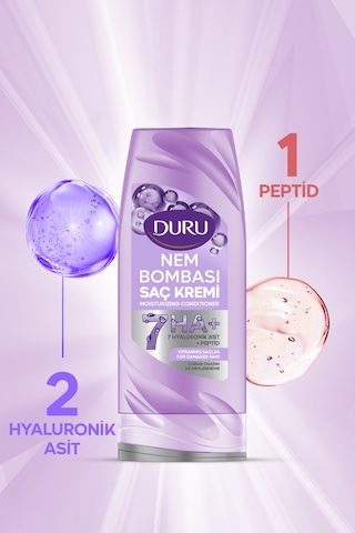 Nem Bombası Yıpranmış Saçlar İçin Yoğun Onarıcı Ve Nemlendirici Saç Kremi 2x385 Ml