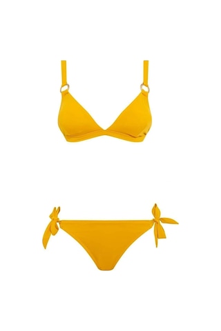U.S. Polo Assn. Kadın Hardal Bikini Takım Hardal