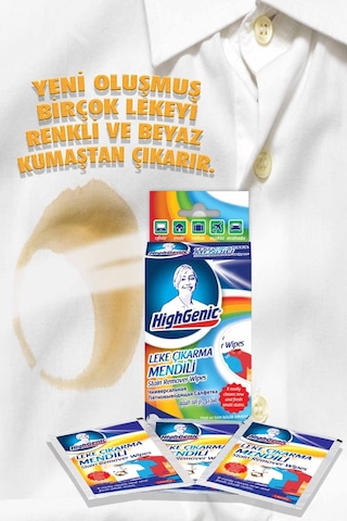 HighGenic Leke Çıkarıcı Mendil 10 Lu Kutu