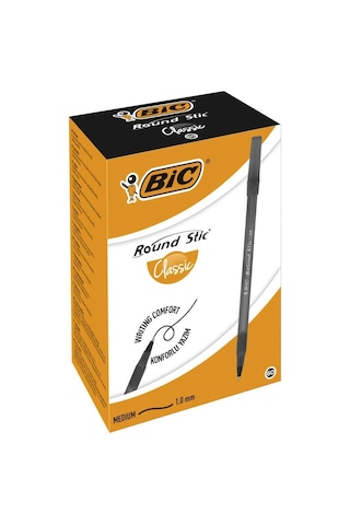 Bic Round Stick Tükenmez Kalem 60'lı Kutu