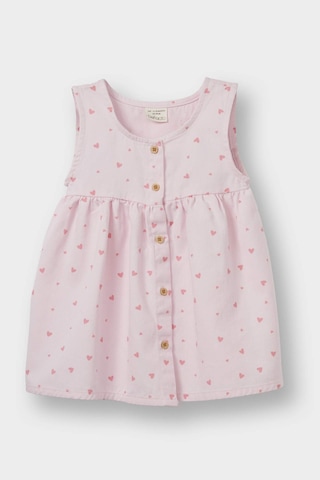 Defacto Kız Bebek 2li Takım Çıtçıtlı Uzun Kollu Body Kalp Desenli Elbise F4636a525aupn633 Pembe