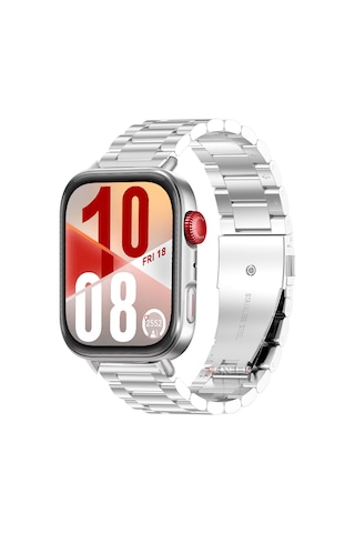 Huawei Watch Fit 4 Fit 4 Pro Uyumlu Paslanmaz Döküm Çelik Metal Kordon Dayanıklı Ve Şık