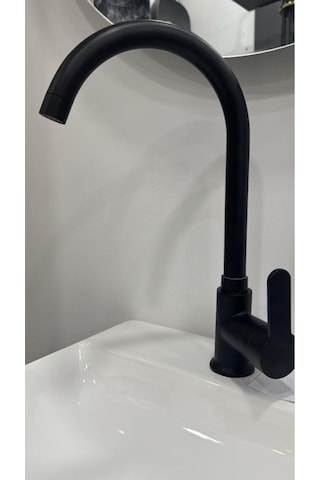 Armour Armatür Lüks Mutfak Eviye Bataryası Siyah Siyah