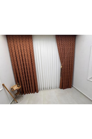 Nivemeshome Yeni Nesil Balıksırtı V-101 1/2,5 Pileli Tül Perde 500x280