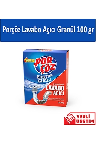 Lavabo Açıcı Granül 100 Gr X 6 Adet