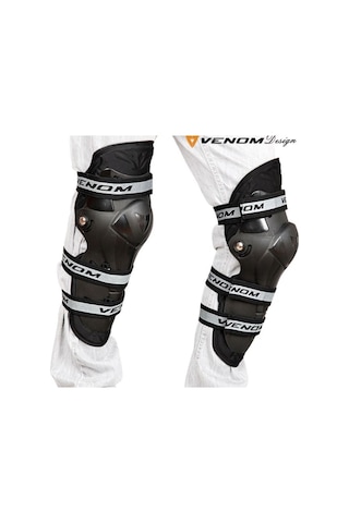 Venom Mafsallı Dizlik Vn07 Motosiklet Dizliği Siyah