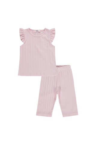 Civil Girls Kaprili 2-5 Yaş Pijama Takımı - Pembe