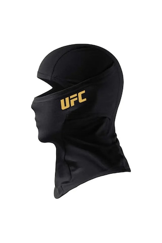 Flex Ufc Yazılı Siyah Kar Maskesi Model 3 Balaklava Kış Motor Drill Dövüş Box Mma Kickbox Spor