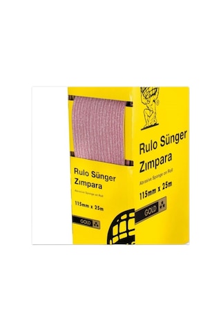 Atlas Gold Rulo Sünger Zımpara 115 Mm X 25 Mt 280 Kum