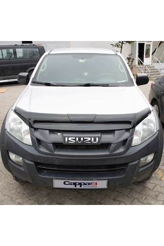 Cappafe Isuzu D-Max Ön Kaput Koruyucu Rüzgarlık 4Mm Abs 2012-1