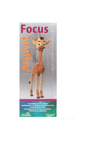 Argivit Argivit Focus Takviye Edici Gıda 150 Ml Şişe