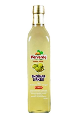 Perverde Enginar Sirkesi Cam 500 ML