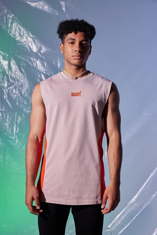 Woof Gym Tank Top Frozen Strawberry Kırmızı