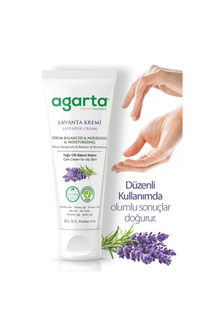Agarta Doğal Lavanta Cilt Bakım Kremi 75 ML