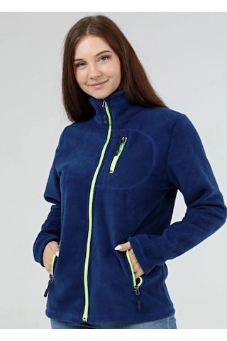 Genius Store Unisex 3 Cepli Tam Fermuarlı Polar Ceket
