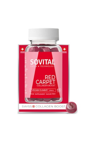 SOVITAL RED CARPET COLLAGEN 60 VEGAN GUMMY