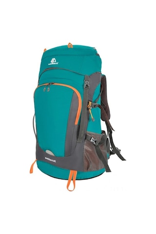 Ebitda Avrupa Ve Amerikan Stilinde 55+10l Su Geçirmez Dağcı Çantası - Hafif Ve Dayanıklı Göl Mavisi Outdoor Sırt Çantası Mavi