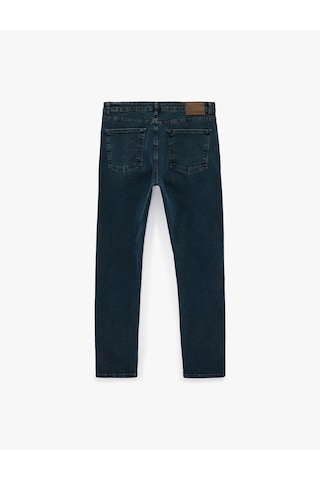 Koton Pamuklu Normal Bel Cepli Slim Fit Jean Pantolon - Brad Jean İndigo Stone 6sam40270nd İndigo - Taş